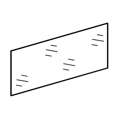 Breath-Saving Front Glass, L=1200 mm, Mastro SSPV12 1