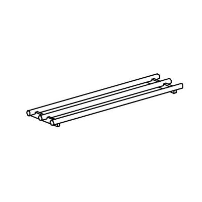 Fixed Linear Tray Slide, Tube Model, L=400 mm, Mastro SSST04 1