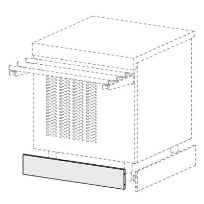 Snap-On Front Plinth, L=2000 mm, Mastro SSZTL20 1