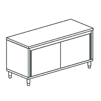 Vrijstaande Werkkast Met Schuifdeuren, Zonder Opstand, 1900X700 Mm 1