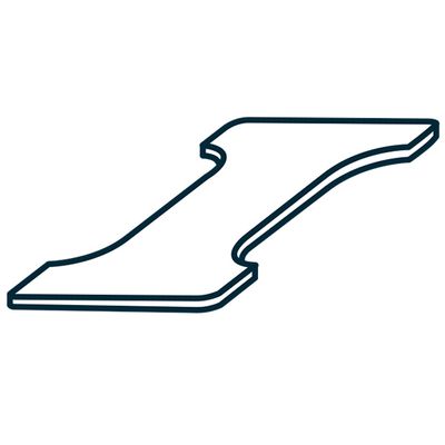 Mastro Rek Voor Vierkante Electrische Warme Platen | V9040IMP 1