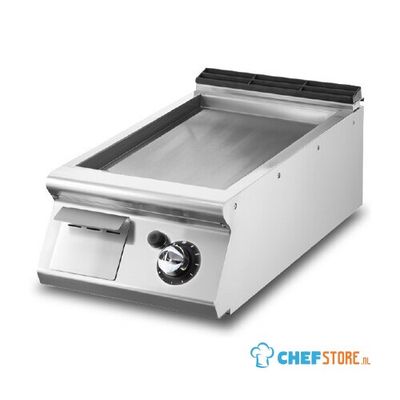 Mastro Bakplaat - Gas - Tafelmodel - Vlakke - Verchroomde Plaat - VS7040FTGVCRT 1