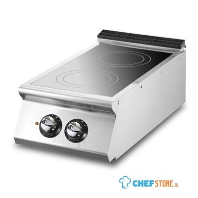 Ceramic Plate, Top Version, 2 Cooking Zones, Virtus VS9040PVET 1