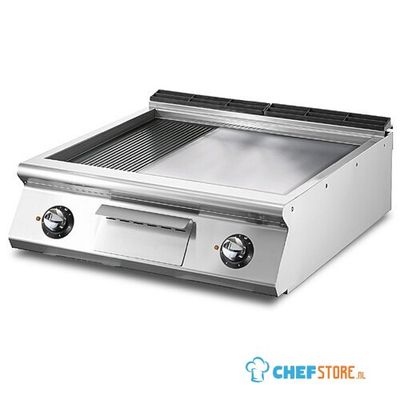 Mastro Bakplaat - Elektrisch - Tafelmodel - ½ Vlakke - ½ Geribbelde Plaat - VS9080FTREVT 1