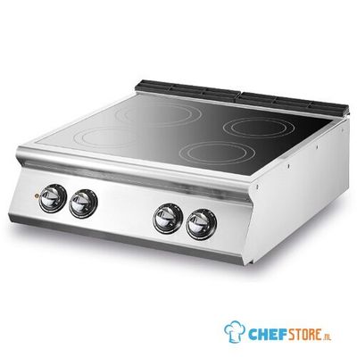 Ceramic Plate, Top Version, 4 Cooking Zones, Virtus VS9080PVET 1