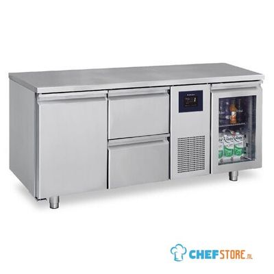 Freezer Counter With 3 Doors GN 1/1 - -10°/-20°C - WiFi - VTGB3/FNWF 1