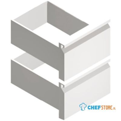 Drawers Kit GN 2x 1/2 For Refrigerated Counters With Depth 700 mm, Virtus Z/C008Q 1