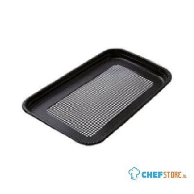 Teflon Baking Tray Perforated 140x286x19h mm (2 Pieces) - Z/VSOCTF1 1