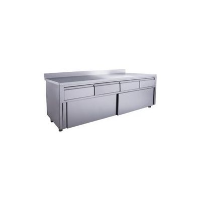 SARO Schuifdeurkast 4 Lades.1800X700mm met Opstaande Rand - 700-2320 1