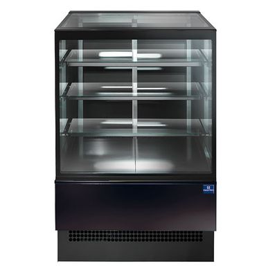 Mastro Warme Vitrine Met 3 Planken En Verticaal Glas Aan De Voorzijde, Geventileerd, L=900 Mm | H02FNE026 1