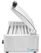 HENDI 268636 Worstrolgrill, 1-zone met energiebesparend deksel, , 230V/620W, 566x375x(H)259mm 2
