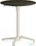 Feros 110151670 X Cross - In hoogte verstelbaar zand tafelonderstel + Midnight Marble HPL Tafelblad Ø70 cm