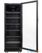 Koeler glasdeur 360L 671kWh 173x62cm zwart horeca 4 legplanken 2