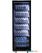 Koeler glasdeur 360L 671kWh 173x62cm zwart horeca 4 legplanken 3
