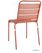 Bolero Terracotta Gelateerde Stalen Zijstoelen (4 Stuks) - CK063 3