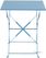 Bolero vierkante opklapbare stalen tafel turquoise 60cm | GK985 3