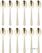 Olympia HZ233 Buckingham Dessertlepels Champagne Goud (12 stuks) 3