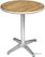 Bolero ronde tafel met essenhouten blad 60cm | U428