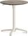 Feros 110151370 X Cross - In hoogte verstelbaar zand tafelonderstel + Moonstone HPL Tafelblad Ø70 cm
