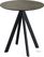 Infinity Terrastafel Zwart Frame + Midnight Marble HPL 70 cm - Essentials 120011670