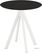 Essentials Infinity Terrastafel Wit Frame + Zwart HPL 70x70 cm - 120021070