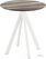 Infinity Terrastafel Wit Frame + Tropical Wood HPL 70 cm - Essentials 120021270