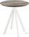 Infinity Terrastafel Wit Frame + Tropical Wood HPL 70 cm - Essentials 120021270