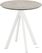 Infinity Terrastafel Wit Frame + Moonstone HPL 70 cm - Essentials 120021370