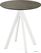Infinity Terrastafel Wit Frame + Midnight Marble HPL 70 cm - Essentials 120021670