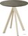 Infinity Terrastafel Zand Frame + Midnight Marble HPL 70 cm - Essentials 120031670