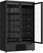 2 deurs Display koelkast | glasdeuren | zwart | Combisteel | 7455.2230 2