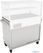 Diamond MEX-RG3/N Onderstel RVS op wielen voor vitrine VBE-311/N 3