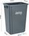 Jantex Smalle Afvalbak Grijs 60ltr - DX965 5