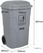 Jantex 120Ltr Container met Voetpedaal Grijs - HC923 6