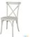 Bolero Manhattan Kruisrugleuning Resin Stoelen Limewash (Verpakking van 4) - HW280