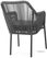 Bolero Bay PE Gevlochten Rattan Outdoor Armstoelen Antraciet (2 Stuks) - HZ597 3