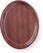 Hendi Dienblad Mahonie - Ovaal 200x265 mm - antislip - Woodform - 507568 1