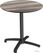 X Cross Terrastafel Zwart Frame + Tropical Wood HPL 70 cm - Essentials 110031270