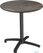 X Cross Terrastafel Zwart Frame + Riverwashed Wood HPL 70 cm - Essentials 110031470