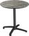 X Cross Terrastafel Zwart Frame + Galaxy Marble HPL 70 cm - Essentials 110031570