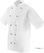 Whites Chicago unisex koksbuis korte mouw wit S | DL711-S 4