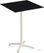 Feros 119091077 X Cross - Bartafel onderstel zand + Zwart HPL Tafelblad 70x70 cm