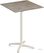 Feros 119091377 X Cross - Bartafel onderstel zand + Moonstone HPL Tafelblad 70x70 cm