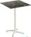 Feros 119091577 X Cross - Bartafel onderstel zand + Galaxy Marble HPL Tafelblad 70x70 cm