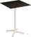 Feros 119091677 X Cross - Bartafel onderstel zand + Midnight Marble HPL Tafelblad 70x70 cm