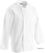 Whites Vegas koksbuis lange mouw wit S | A134-S 7