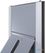 Syna Brochurerek Totem Zilver met Stalen Legplanken - BRT4S 2
