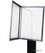 Syna Menustandaard LED Verlicht Zwart 4x A4 - SCZNPOLE4XA4C9005LED 5