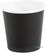 Fiesta wegwerp zwarte espresso kopjes 11cl x1000 | GF018