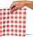 Chefstore.nl Fiesta Composteerbare Rood Geruit Vetvrije Vellen - 310x190mm (Pak 200) - HY781 5